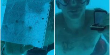 Novio se ahoga mientras le proponía matrimonio bajo el agua