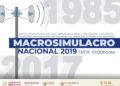 Próximo jueves a las 10:00 hrs activarán alerta sísmica en 18 entidades por macrosimulacro 2019