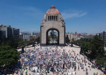 #VIDEO Así marcharon para reprobar a AMLO en su primer informe de Gobierno