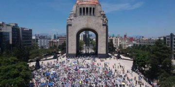 #VIDEO Así marcharon para reprobar a AMLO en su primer informe de Gobierno