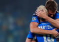 Victoria del Nápoli contra Liverpool 2-0 en la Champions League