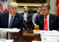 Senadores plantean a Trump un plan de control de venta de armas más estricto