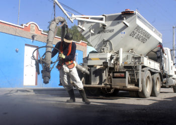 Obras públicas realiza trabajos en más de 13 colonias al día