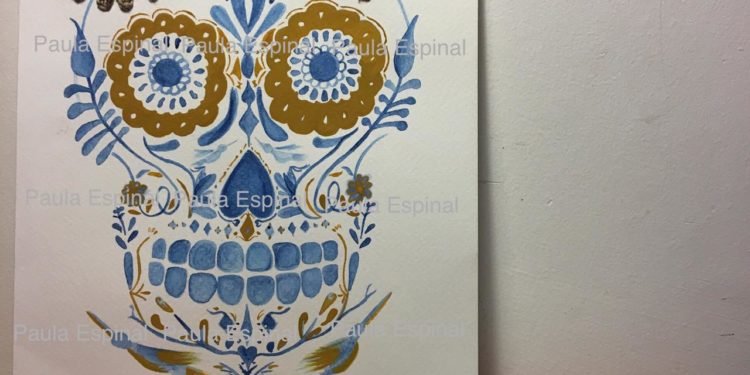 Taller de bordado de Calaveritas en el Museo Francisco Cossío