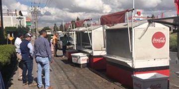 Reubicación pacífica de vendedores informales afuera de la TTP