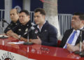 Ofrecen rueda de prensa por los hechos en el estadio Alfonso Lastras