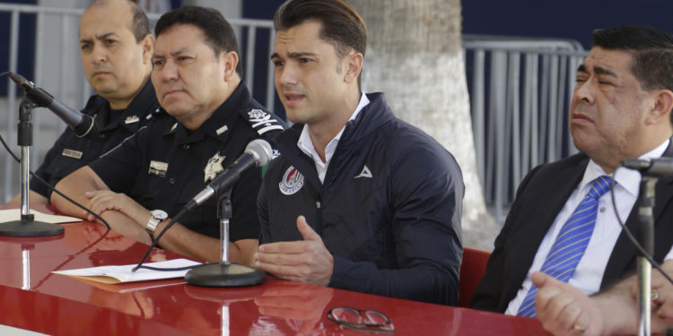 Ofrecen rueda de prensa por los hechos en el estadio Alfonso Lastras