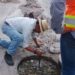 Sustituye red de drenaje sanitario colapsado sobre calle Anáhuac