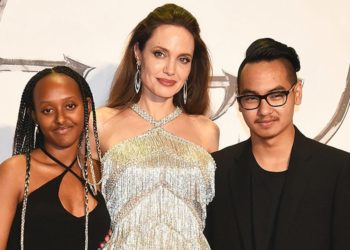 En la premier de ‘Maléfica 2’, Angelina Jolie se reencuentra con su hijo Maddox
