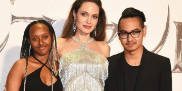 En la premier de ‘Maléfica 2’, Angelina Jolie se reencuentra con su hijo Maddox