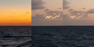 #VIDEO Captan 14 bolas de luz brillantes sobre el Océano Atlántico