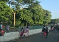Caravana de migrante inicia recorrido para salir de Chiapas