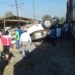 Por intentar ganarle al tren, chófer de autobús provoca accidente en Querétaro; 9 muertos