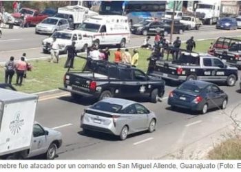 Tiroteo en cortejo fúnebre de San Miguel de Allende; mueren dos y hieren a 5