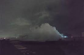 Incendio por fuga de gas LP en Puebla