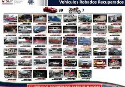 Recuperan 46 vehículos con reporte de robo