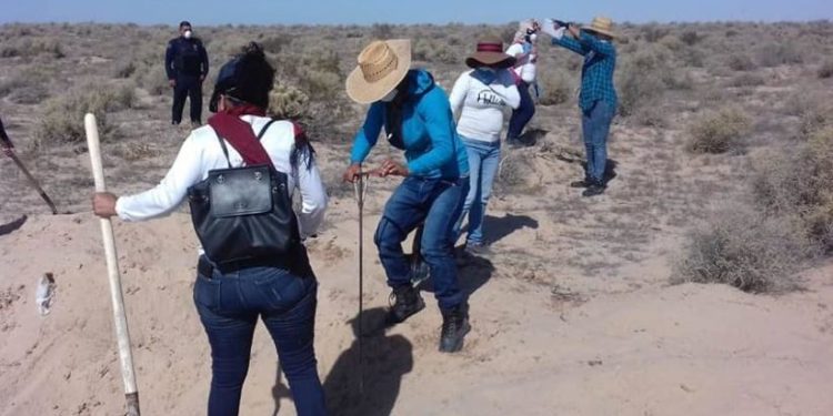 Impresionante desierto convertido en cementerio clandestino