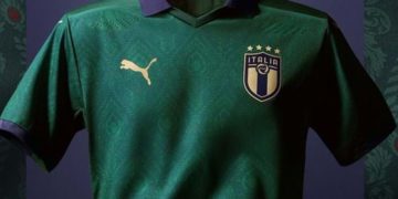 Italia estrena nuevo uniforme color verde