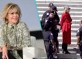 #VIDEO Jane Fonda es arrestada durante una protesta