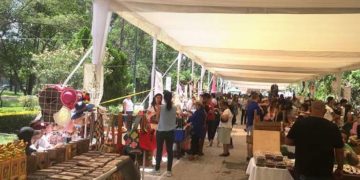 Exitoso mercadito “Yo Consumo Local SLP” en Parque de Morales