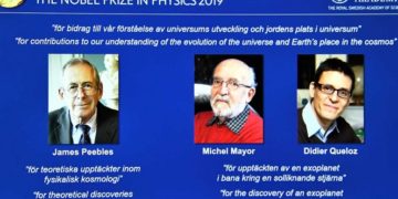 Tres expertos del cosmos ganan el Nobel de Física
