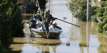 Suman 68 muertos por tifón Hagibis en Japón