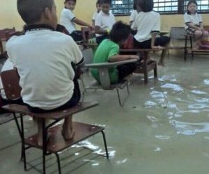 Escuelas afectadas por las lluvias en la Huasteca