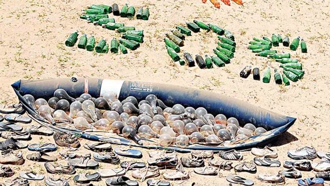 Crean museo de basura del Mar Mediterráneo
