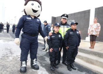 ¡Cumplieron su sueño de ser policías por un día!