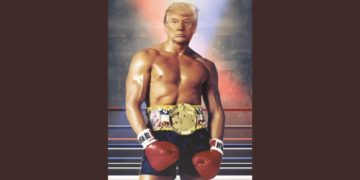 Aparece Trump al estilo Rocky Balboa
