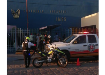 Evacuan guardería por fuga de gas