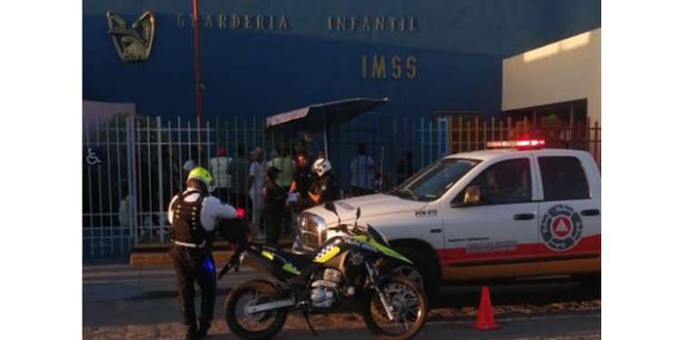 Evacuan guardería por fuga de gas