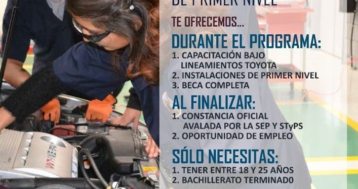 ICAT invita a jóvenes a participar en curso para técnico automotriz