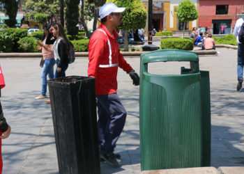 Recolectan más de 4 toneladas de basura en el Centro