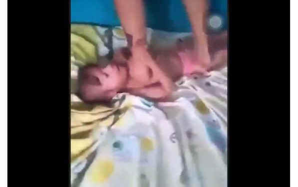 #VIDEO  Surge “Hiena de Nuevo León”  se capta aplastando a su hija