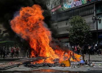 Disturbios sacuden a Chile