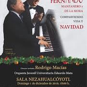 Fernando de la Mora y Armando Manzanero ofrecerán concierto benéfico