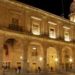 Proyección de luz en Palacio Municipal con motivo de su fundación