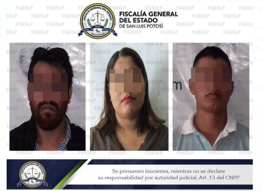 Detenidos por secuestro simulado mujer y dos hombres