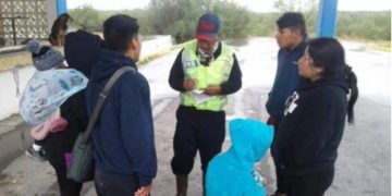 Ecuatorianos rescatados a orillas del Río Bravo