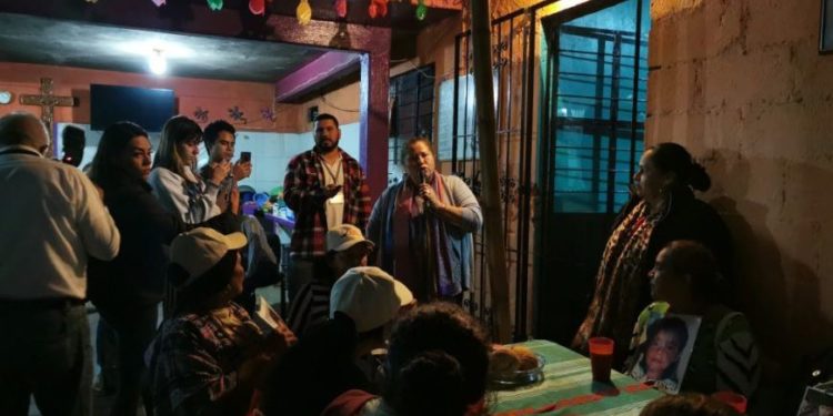 Dos reencuentros gracias a caravana de madres centroamericanas de migrantes