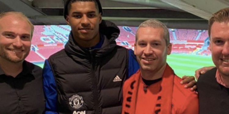 ¡Rashford cumplió sueño de joven con cáncer!