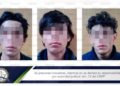 Tres jóvenes detenidos en pleno robo en casa habitación