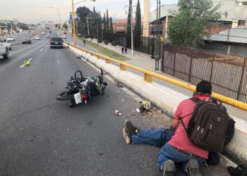 Atropellan a motociclista en la carretera a Matehuala
