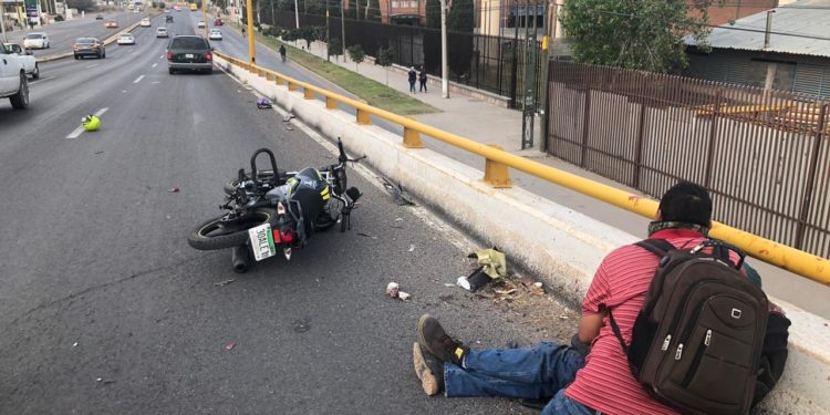 Atropellan a motociclista en la carretera a Matehuala