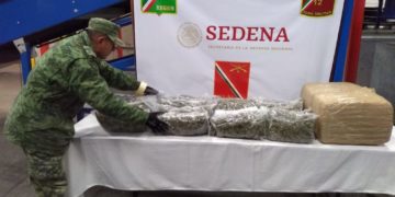 Militares aseguran 22 kilos de marihuana en el Aeropuerto de SLP