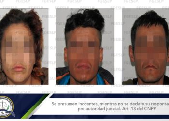Detienen a tres personas por robo de vehículo con violencia y secuestro exprés
