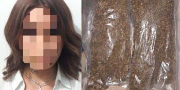 Mujer intenta filtrar marihuana a Centro de Reclusión en Valles