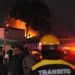 Fuerte incendio en Mercado de San Cosme, CDMX