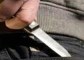 Detienen a menor de edad por portar arma blanca